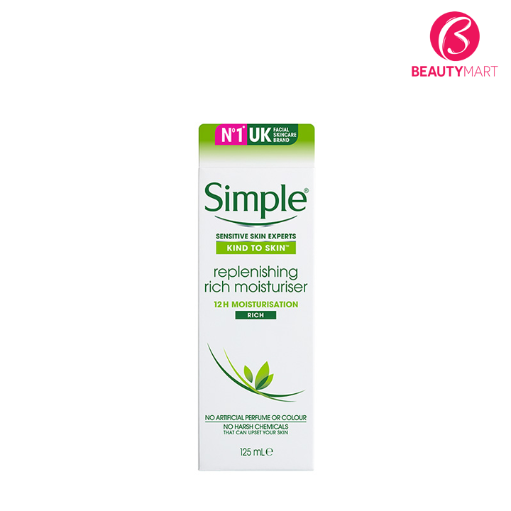 Kem Dưỡng Ẩm Simple Kind To Skin Replenishing Rich Moisturiser