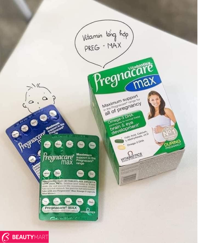 Vitamin Tổng Hợp Cho Bà Bầu Pregnacare Max 84 Viên của Anh