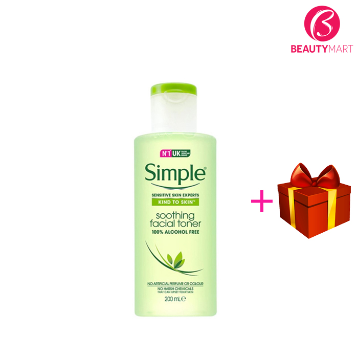 Nước Hoa Hồng Simple Làm Dịu Da và Cấp Ẩm 200ml