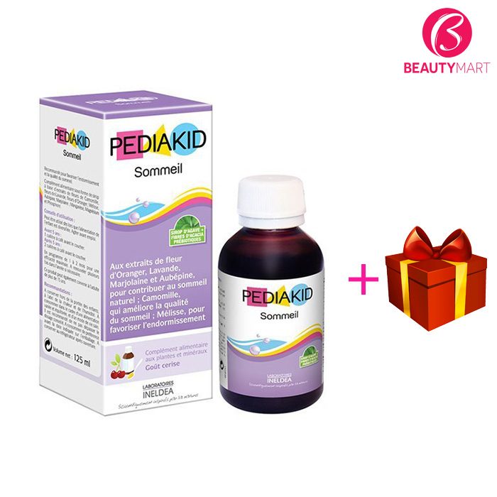 Siro Pediakid Sommeil Hỗ Trợ Trẻ Ngủ Ngon, Giấc Ngủ Sâu 125ml