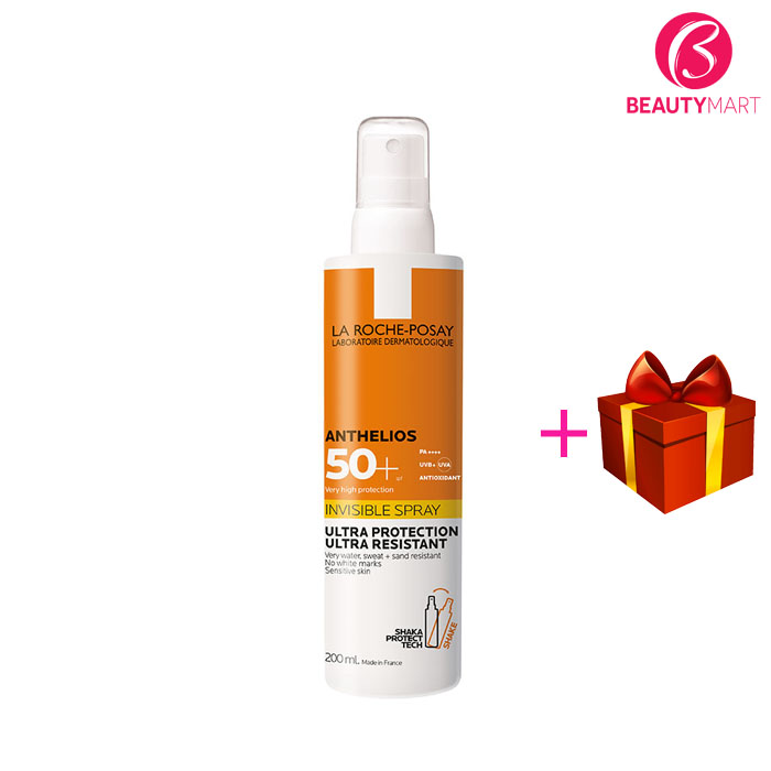 Xịt Chống Nắng Kiềm Dầu La Roche Posay Anthelios Spray Invisible SPF50+ 200ml