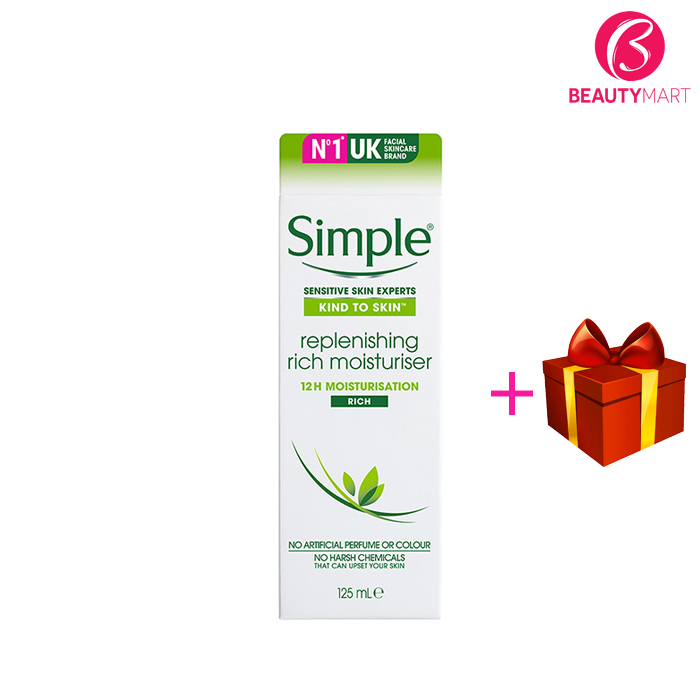 Kem Dưỡng Ẩm Simple Kind To Skin Replenishing Rich Moisturiser