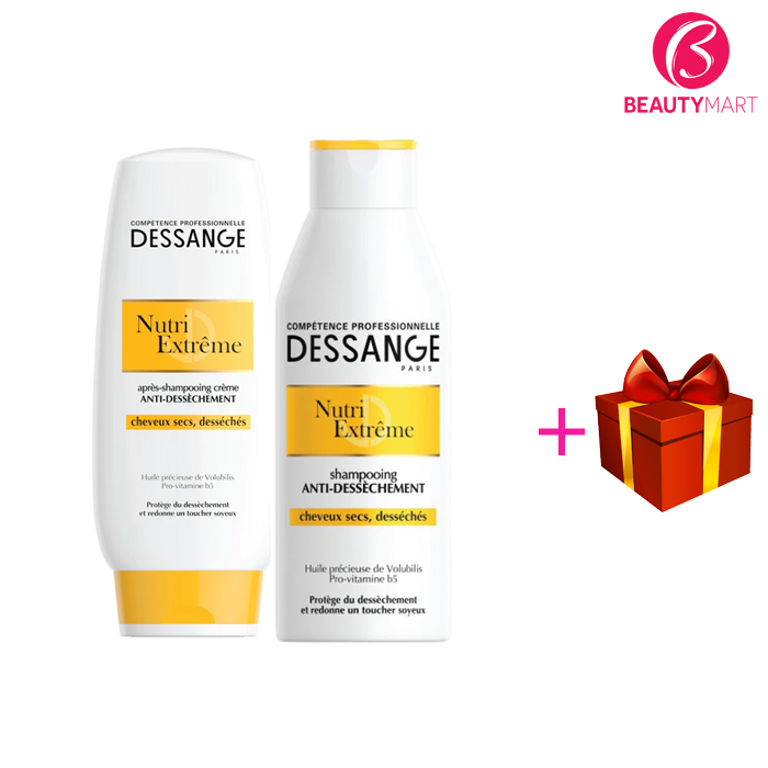 Bộ Dầu Gội Xả Dưỡng Tóc Hư Tổn Dessange Nutri Extreme 250ml