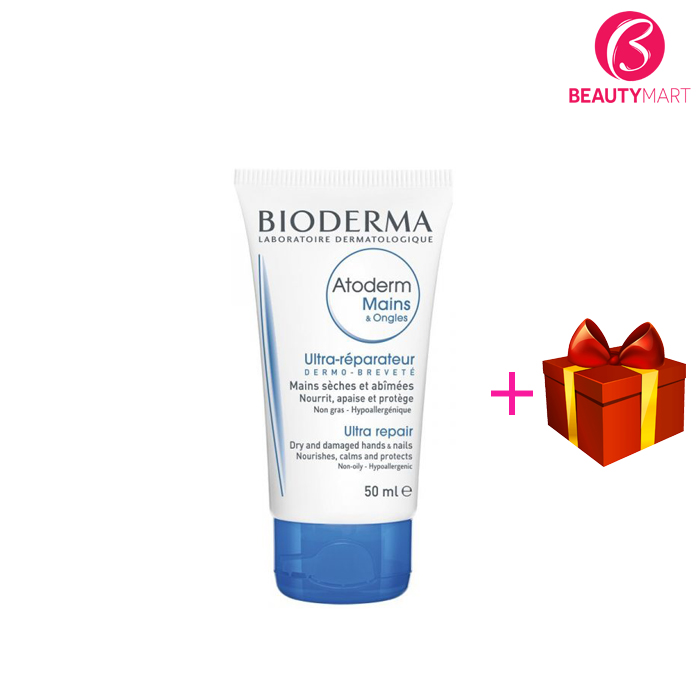 Kem dưỡng tay và móng Bioderma Atoderm Mains & Ongles