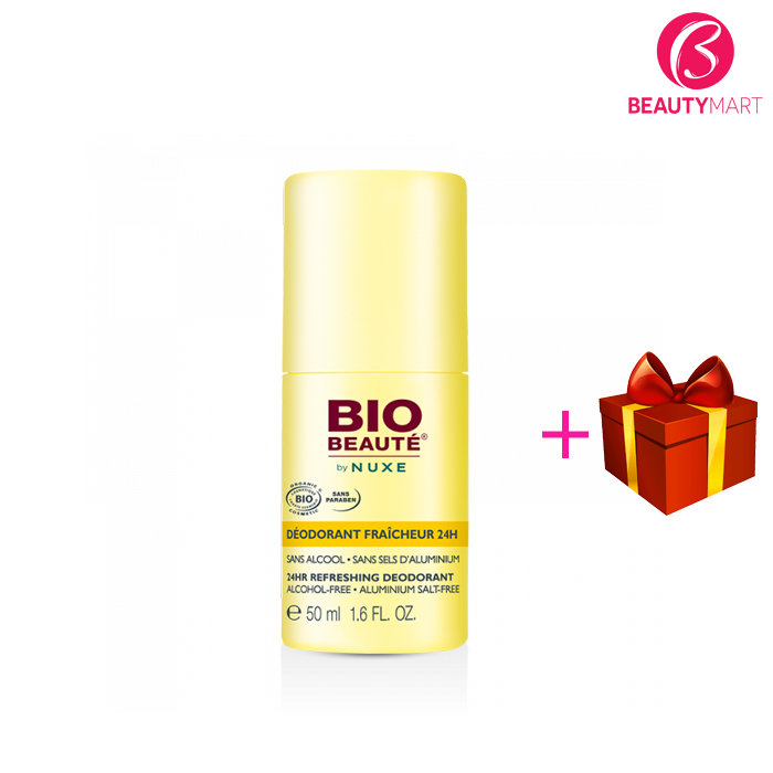  Lăn Khử Mùi Hữu Cơ Nuxe Bio Beaute Deodorant Fraicheur 24H 50ml 