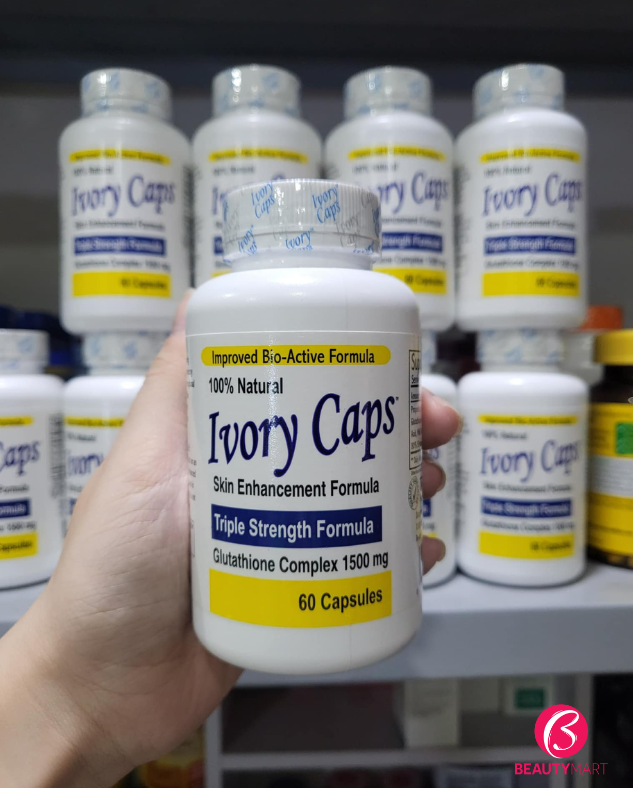 Viên Trắng Da Trị Nám Số 1 Của Mỹ Ivory Caps Glutathione