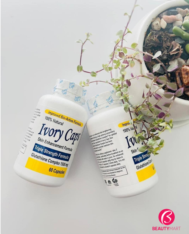 Viên Trắng Da Trị Nám Số 1 Của Mỹ Ivory Caps Glutathione