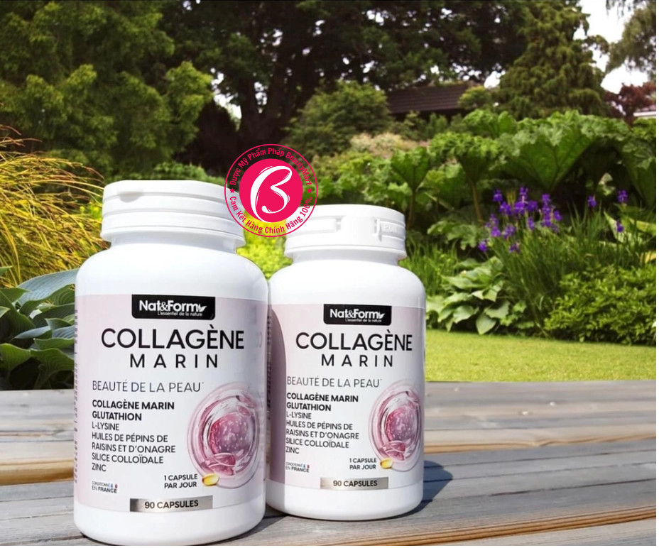 Review Viên uống Collagen Marin Nat&Form dưỡng trắng, ngừa lão hóa da