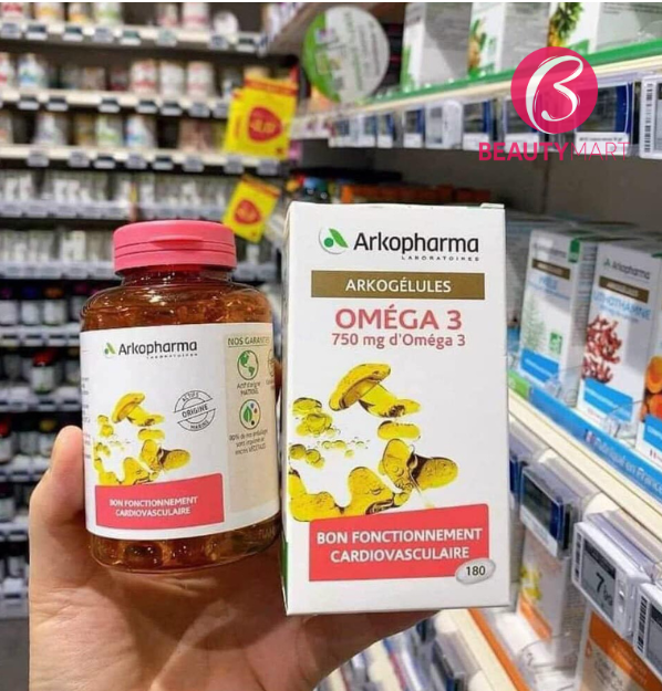 Viên Uống Dầu Cá Omega 3 Arkopharma 180 Viên Pháp