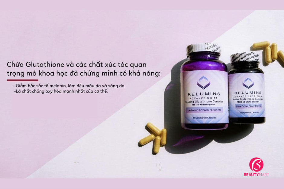 Viên Uống Trắng Da Relumins Advance White Glutathione Complex