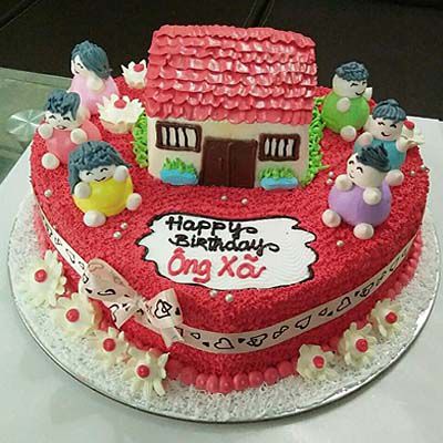 Tổng hợp hơn 100 ảnh về mẫu bánh sinh nhật hình ngôi nhà - daotaonec