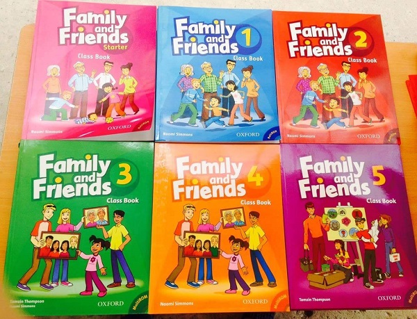 Giáo trình dạy tiếng Anh cho trẻ em “Family and Friends 1, 2, 3, 4, 5”