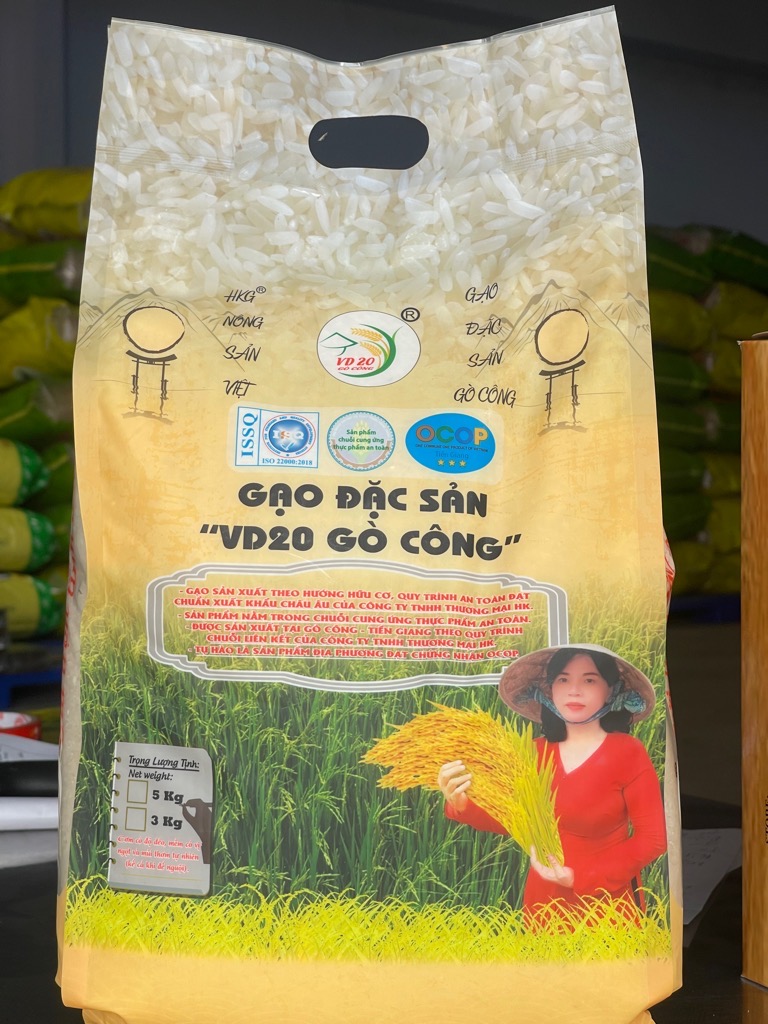 GẠO ĐẶC SẢN VD20 GÒ CÔNG TÚI 5KG
