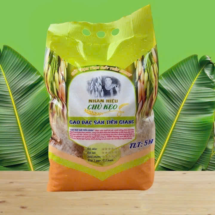 GẠO ĐẶC SẢN TIỀN GIANG NHÃN HIỆU CHÚ KẸO 5KG