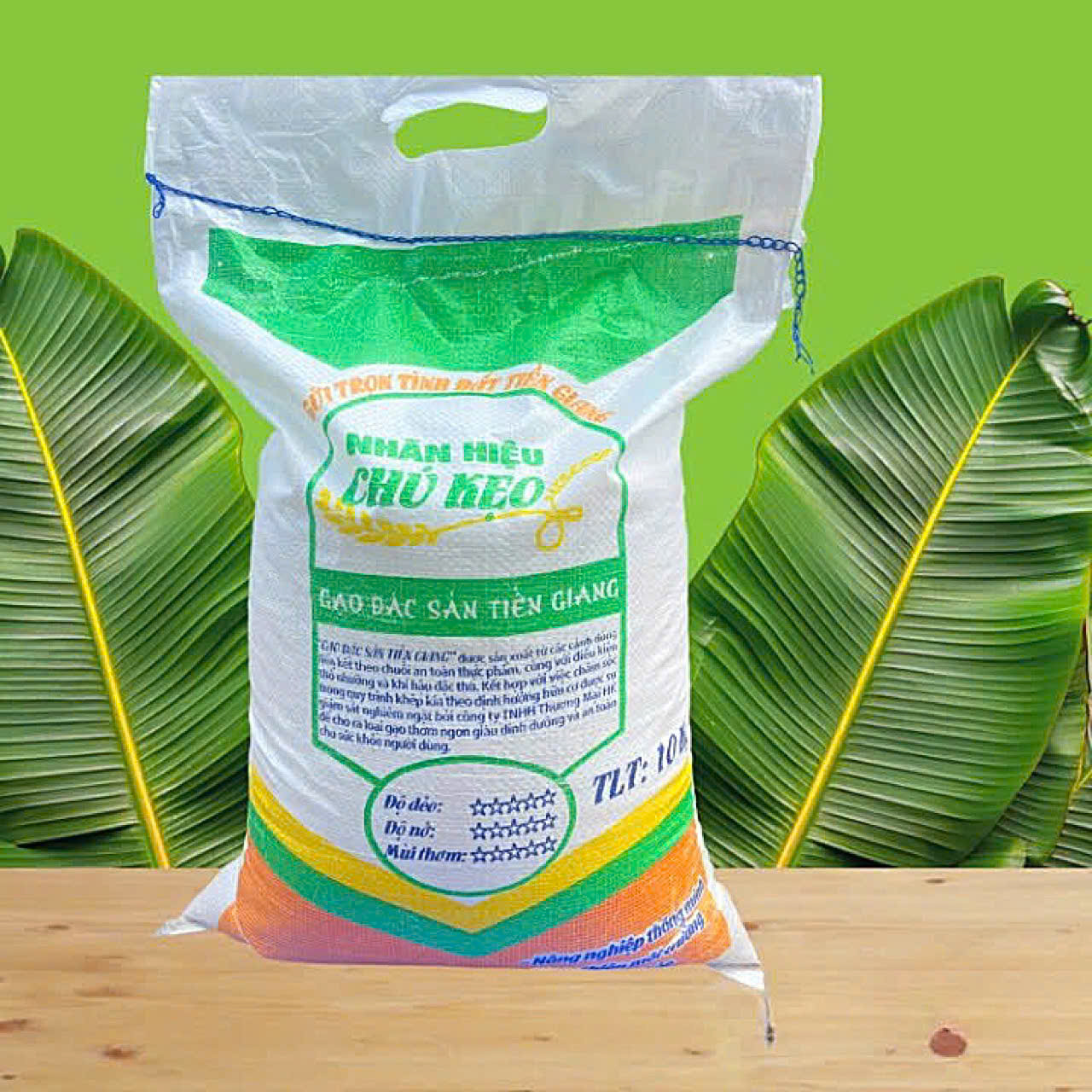 GẠO ĐẶC SẢN TIỀN GIANG NHÃN HIỆU CHÚ KẸO 10KG
