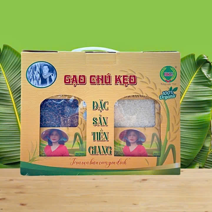 COMBO THỰC DƯỠNG VD20 LÚA TÔM VÀ GẠO TÍM GÒ CÔNG