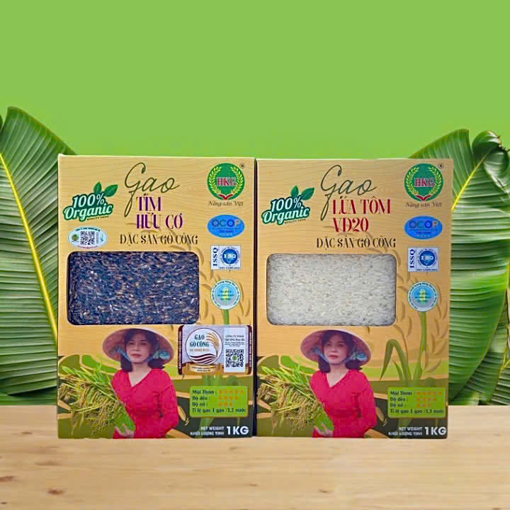 COMBO THỰC DƯỠNG VD20 LÚA TÔM VÀ GẠO TÍM GÒ CÔNG