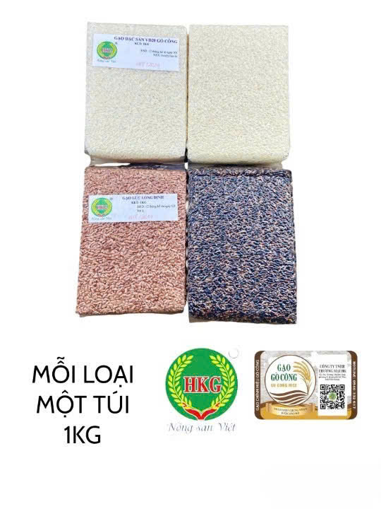 COMBO 4 LOẠI GẠO THỰC DƯỠNG KHÔNG DƯ LƯỢNG THUỐC BẢO VỆ THỰC VẬT TÚI 1KG MỖI LOẠI DÙNG THỬ