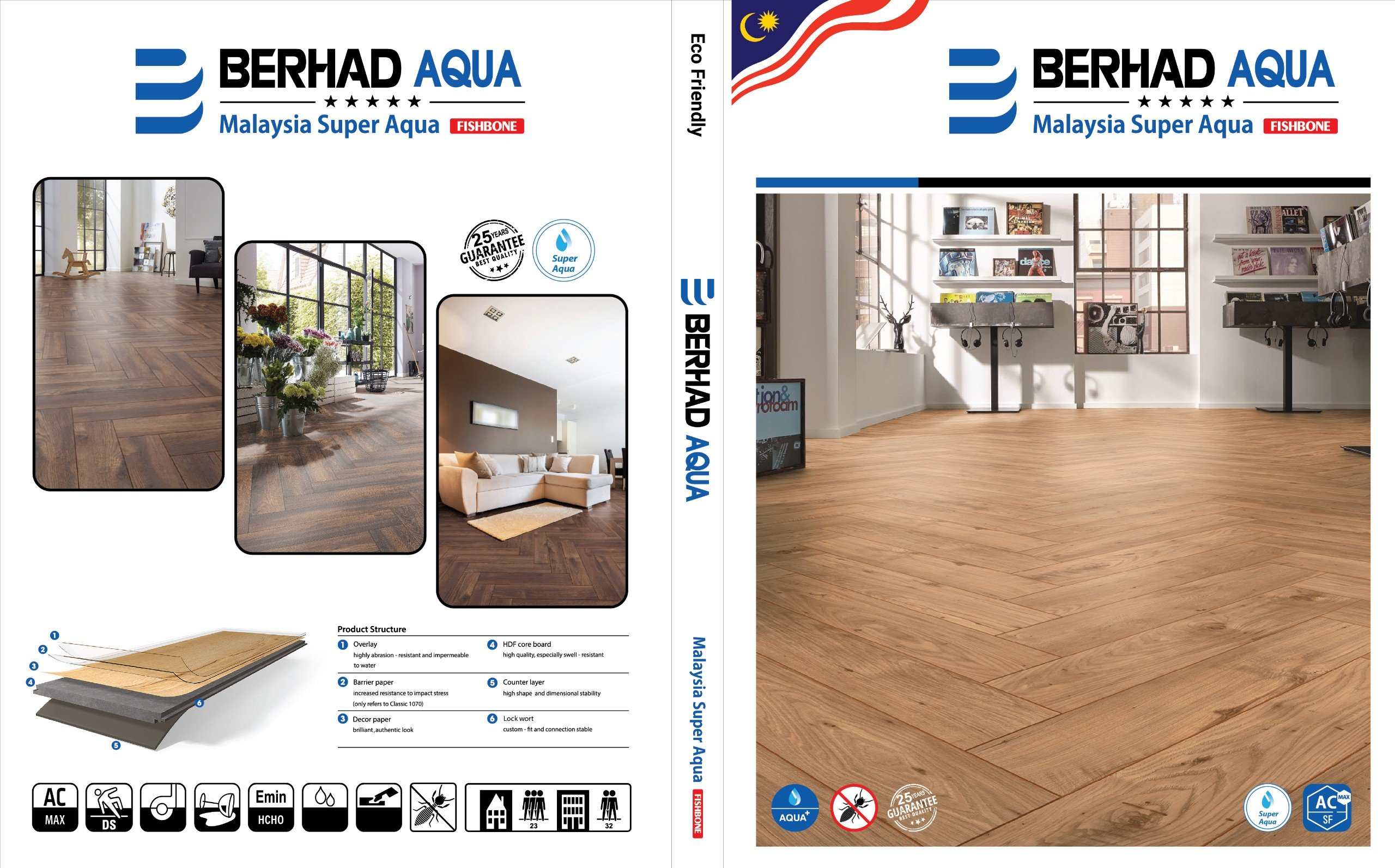 Sàn Gỗ Berhad Aqua Fishbone