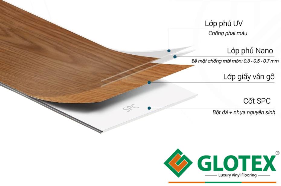 Sàn Nhựa Glotex 6mm - C605