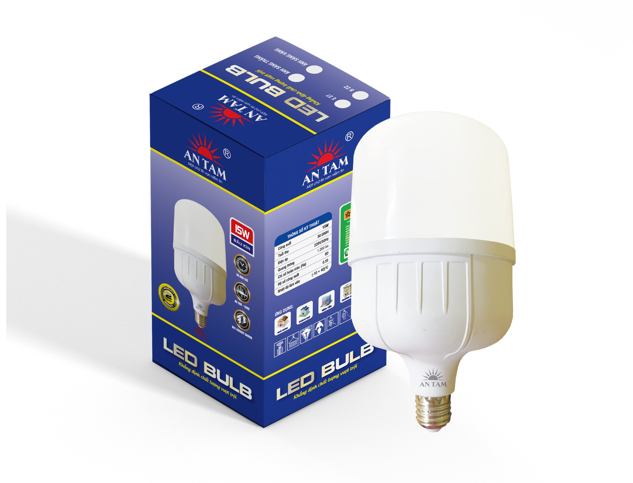 Bóng bulb trụ AT01 65W