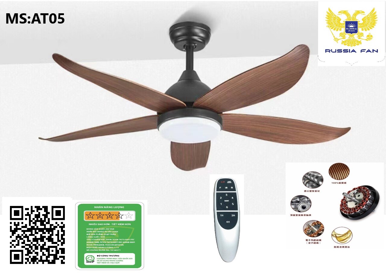 QUẠT TRẦN ĐÈN AT08