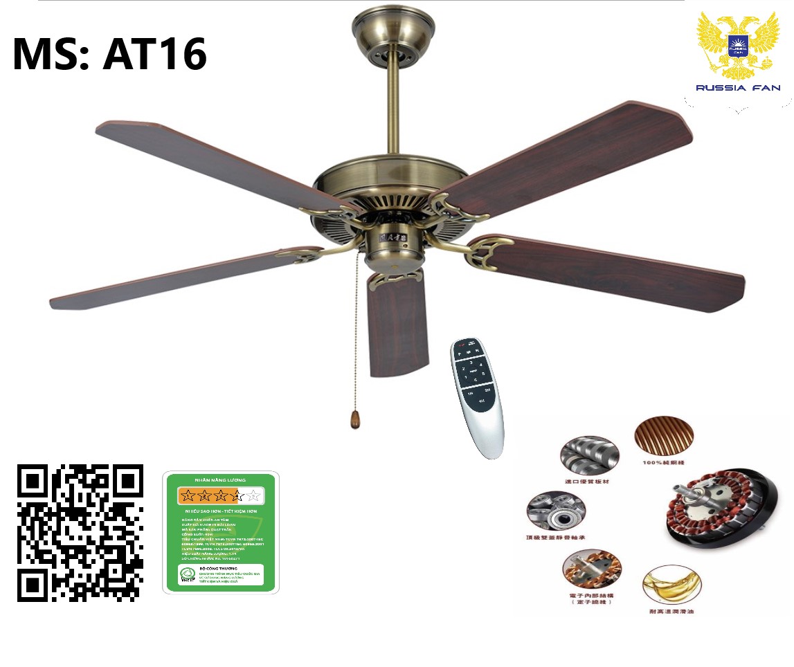 QUẠT TRẦN ĐÈN AT14B
