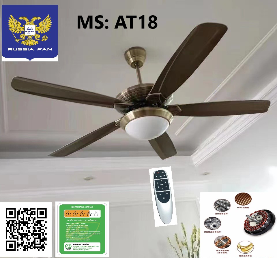 QUẠT TRẦN ĐÈN AT12