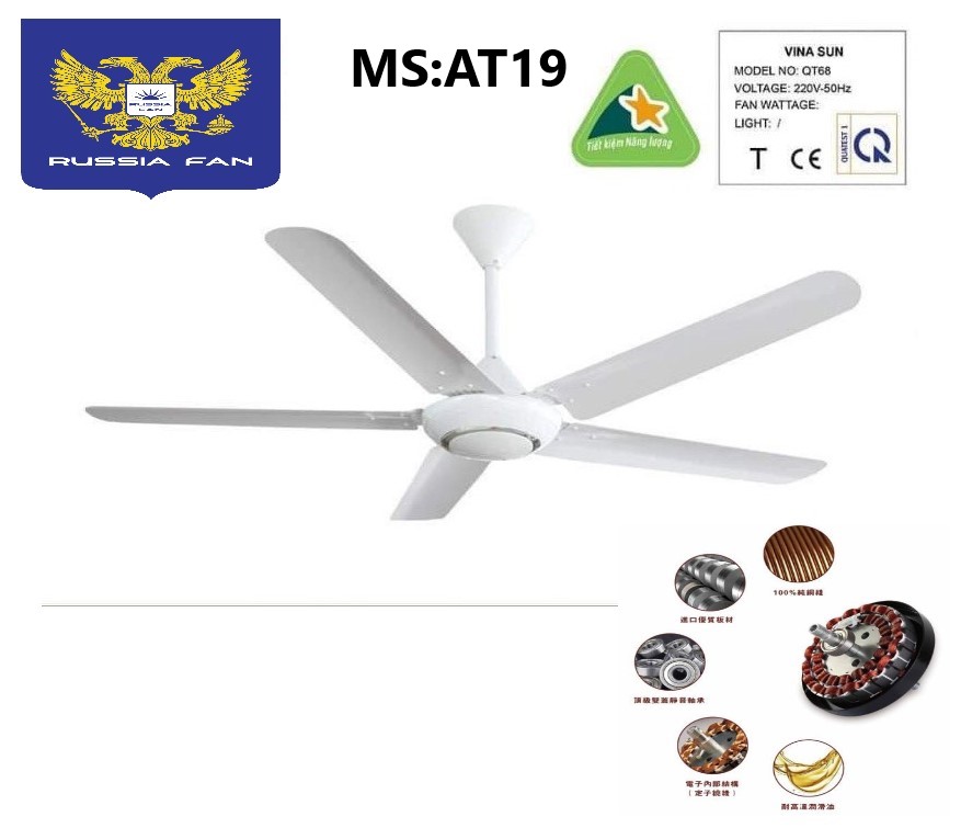 QUẠT TRẦN ĐÈN AT14B