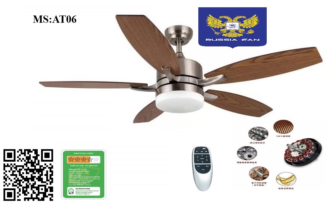 QUẠT TRẦN ĐÈN AT14B
