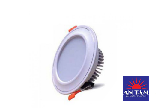 Đèn Led Âm Trần Mặt Cong đế đúc 5W