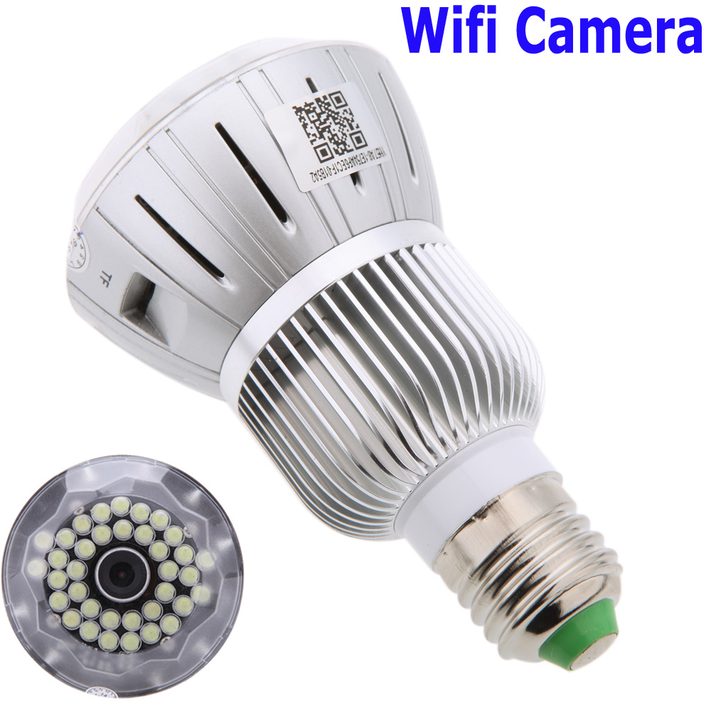 Camera ngụy trang bóng đèn wifi quan sát từ xa - Dientudangquang.com