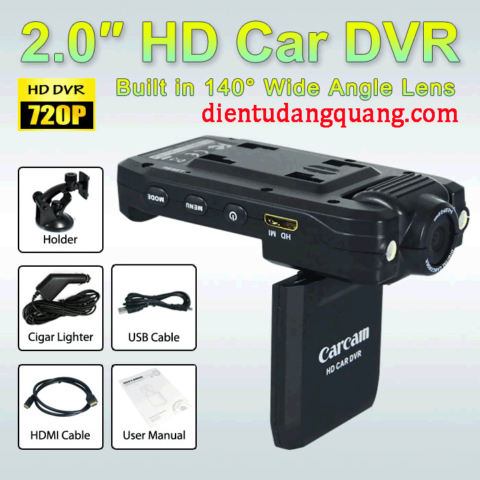 Camera giám sát hành trình HD DOD-077 - Dientudangquang.com