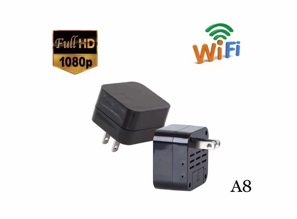 Sạc điện thoại camera wifi A8 - móc treo đồ ip wifi