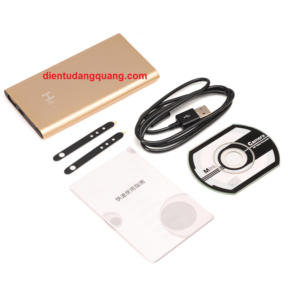 Camera sạc pin dự phòng wifi H8, usb camera ngụy trang, bút camera siêu nét. H8