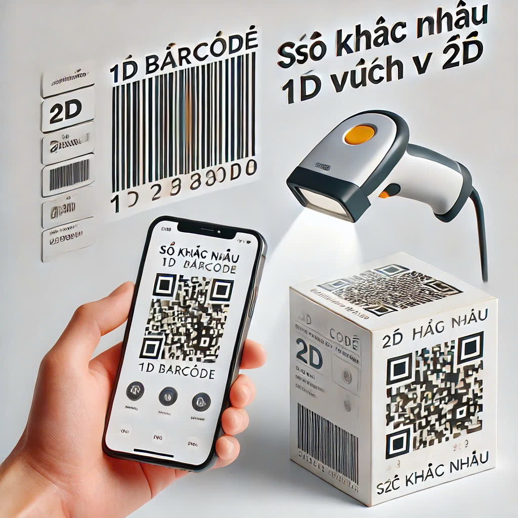 Sự khác nhau giữa mã vạch 1D và 2D là gì? (2025)