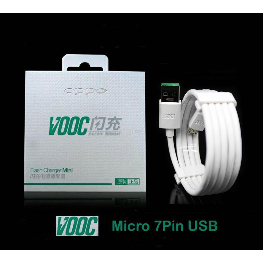 Cáp Sạc Nhanh OPPO F11 VOOC 3.0 Micro-USB 7 PIN - ZIN Chính Hãng