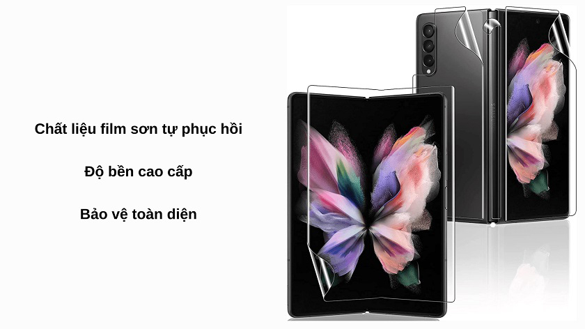 Bộ Dán Full Cao Cấp Zeelot 4 in 1 cho Samsung Galaxy Z Fold3