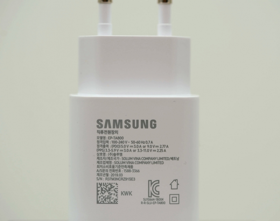 Sạc samsung A70 25w