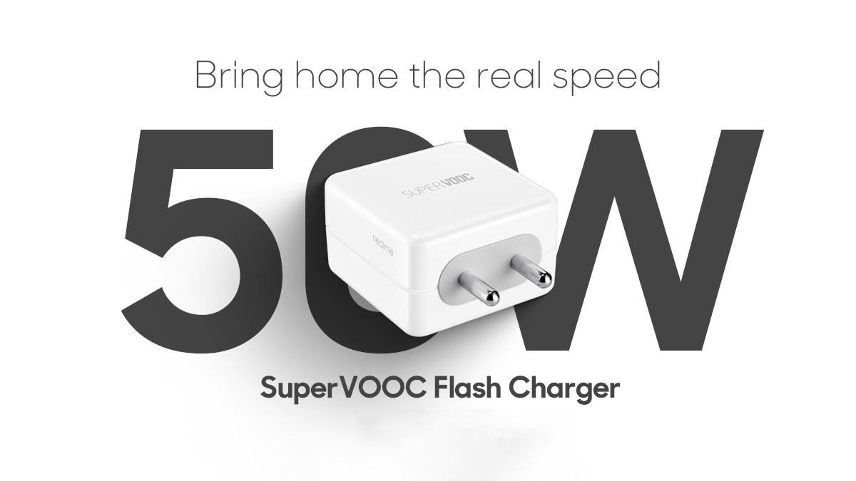 Bộ Sạc Nhanh Super VOOC 50W Cho Realme X2 Pro - Chính Hãng