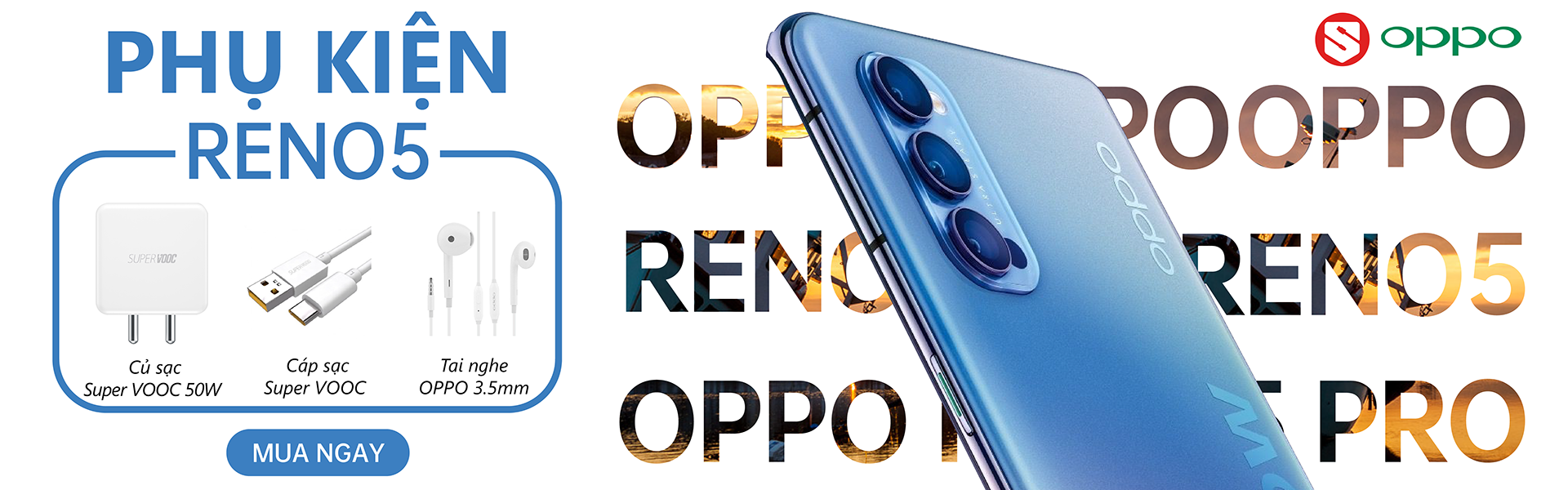 Bộ Sạc Nhanh Super VOOC 2.0 65W Cho OPPO Reno5 - Hàng chính Hãng