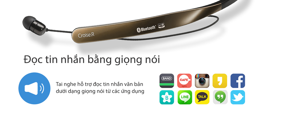 Tai nghe Bluetooth Patron Croise.R PBH-200