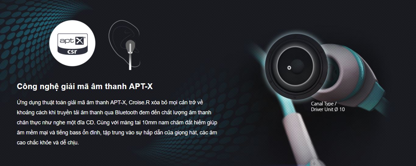 Tai Nghe Partron Croise.R PSB-100 Wireless - Siêu phụ kiện