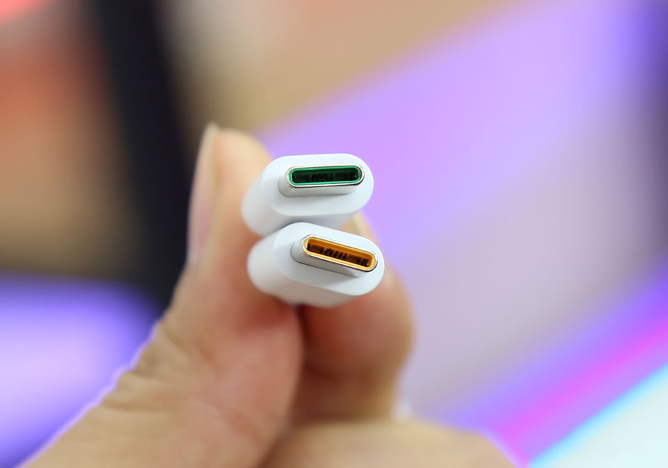 Cáp OPPO Sạc Nhanh Super VOOC 2.0 Oppo Reno ACE (Lõi Vàng) - Type C - Hàng Chính Hãng