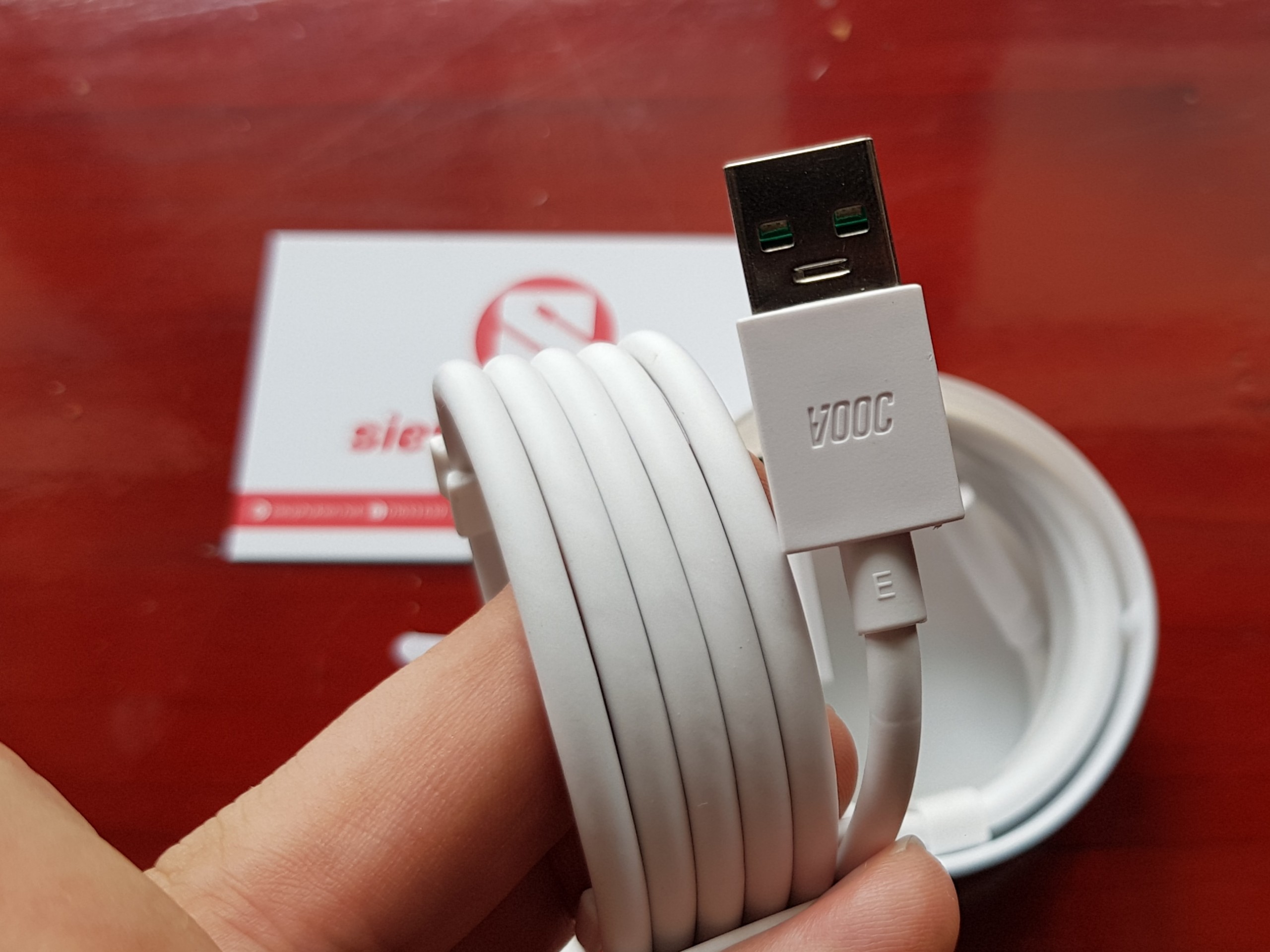 Cáp Sạc Nhanh VOOC Oppo Reno2/ Reno2 F - USB Type C (Xanh) - Hàng Chính Hãng