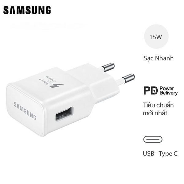 Củ Sạc Nhanh Samsung 9V-1.67A ZIN S7,Note 5,A8 2018 (TA-20)