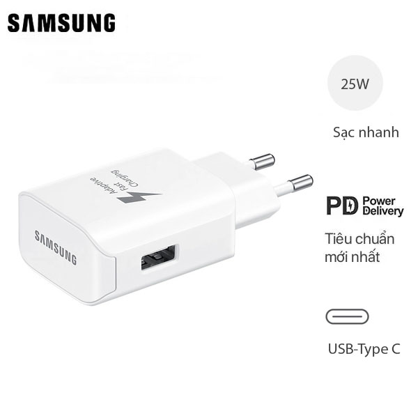 Củ Sạc Nhanh 3.0 Samsung cho đế sạc đôi