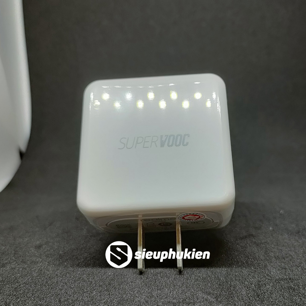 Củ Sạc Siêu Nhanh SuperVOOC 50W Cho Oppo Find X - Chính Hãng