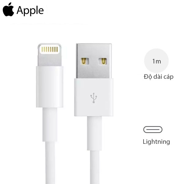 Cáp Sạc Iphone Xs Max  Chính Hãng