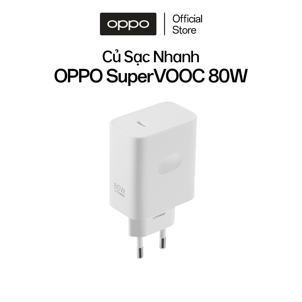 Củ Sạc Nhanh SuperVOOC 3.0 80W OPPO Reno8 Pro - Hàng Chính Hãng